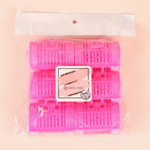 Бигуди с крабом, d = 4 см, 6 шт, цвет МИКС Бигуди с крабом, d = 4 см, 6 шт, цвет МИКС