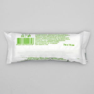 Бинт фиксирующий стерильный, 7х14 из нетканого полотна Бинт фиксирующий стерильный, 7х14 из нетканого полотна