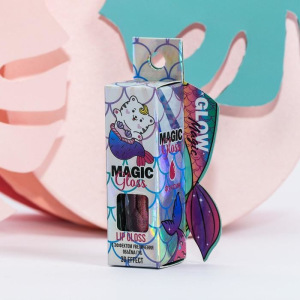 Блеск для губ "Mermaid Gloss" с эффектом увеличения объёма губ, оттенок фуксия, 3 мл Блеск для губ "Mermaid Gloss" с эффектом увеличения объёма губ, оттенок фуксия, 3 мл