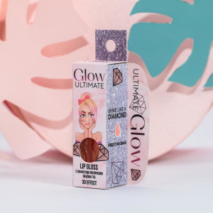 Блеск для губ "Shine" с эффектом увеличения объёма губ, оттенок персиковый, 3 мл Блеск для губ "Shine" с эффектом увеличения объёма губ, оттенок персиковый, 3 мл