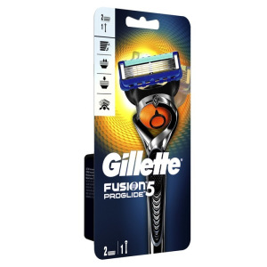 Бритва Gillette Fusion5 ProGlide, 2 сменные кассеты Бритва Gillette Fusion5 ProGlide, 2 сменные кассеты