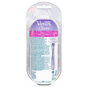 Бритва Gillette Gillette Venus Swirl Flexiball, 1 сменная кассета Бритва Gillette Gillette Venus Swirl Flexiball, 1 сменная кассета
