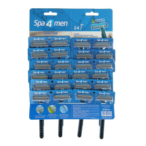 Бритвенные станки одноразовые Spa For Men, 2 лезвия, 1 шт Бритвенные станки одноразовые Spa For Men, 2 лезвия, 1 шт