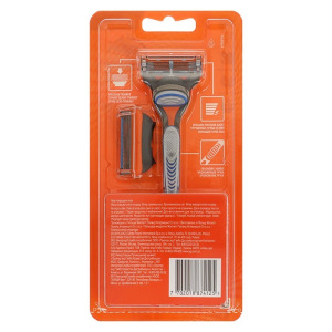 Бритвенный станок Gillette Fusion + 2 сменных кассеты, 5 лезвий Бритвенный станок Gillette Fusion + 2 сменных кассеты, 5 лезвий