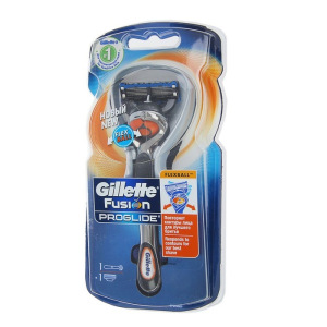 Бритвенный станок Gillette Fusion Proglide Flexball + 1сменная кассета, 5 лезвий Бритвенный станок Gillette Fusion Proglide Flexball + 1сменная кассета, 5 лезвий