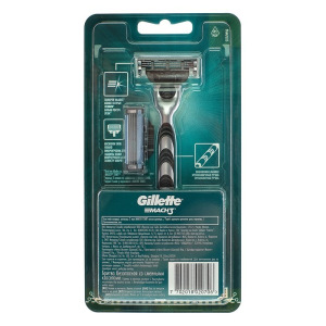 Бритвенный станок Gillette Mach3 + 2 сменные кассеты, 3 лезвия Бритвенный станок Gillette Mach3 + 2 сменные кассеты, 3 лезвия