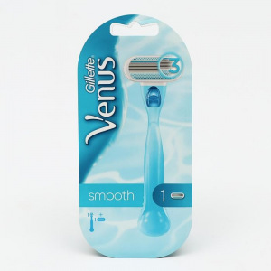 Бритвенный станок Gillette Venus + 1 сменная кассета, 3 лезвия Бритвенный станок Gillette Venus + 1 сменная кассета, 3 лезвия