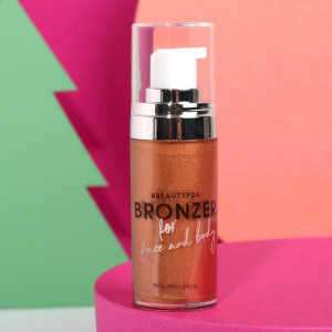 Бронзер-хайлайтер для лица и тела Winter magic, оттенок №2, розовое золото, 20 мл Бронзер-хайлайтер для лица и тела Winter magic, оттенок №2, розовое золото, 20 мл