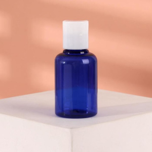 Бутылочка для хранения, 50 мл, цвет синий/белый Бутылочка для хранения, 50 мл, цвет синий/белый