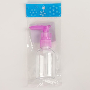 Бутылочка для хранения с дозатором, 50 мл, цвет МИКС Бутылочка для хранения с дозатором, 50 мл, цвет МИКС