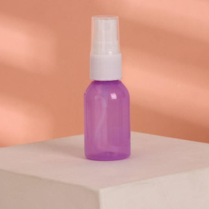 Бутылочка для хранения, с распылителем, 30 мл, цвет МИКС Бутылочка для хранения, с распылителем, 30 мл, цвет МИКС