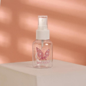 Бутылочка для хранения с распылителем, 50 мл, цвет МИКС Бутылочка для хранения с распылителем, 50 мл, цвет МИКС