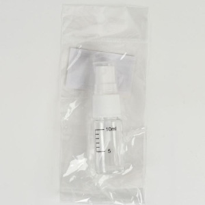 Бутылочка для хранения, с распылителем, с разметкой, 10 мл, цвет белый Бутылочка для хранения, с распылителем, с разметкой, 10 мл, цвет белый