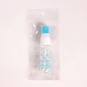 Бутылочка для хранения «Сердечки», с распылителем, 20 мл, цвет МИКС Бутылочка для хранения «Сердечки», с распылителем, 20 мл, цвет МИКС