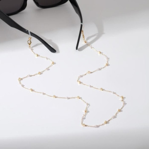 Цепочка для очков "Кубики", цвет золото Цепочка для очков "Кубики", цвет золото
