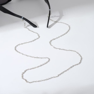 Цепочка для очков "Плетение" сердце, цвет серебро Цепочка для очков "Плетение" сердце, цвет серебро