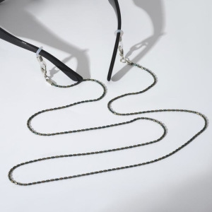 Цепочка для очков "Тонкие бусы" овал, цвет чёрный Цепочка для очков "Тонкие бусы" овал, цвет чёрный