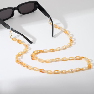 Цепочка для очков "Звенья" радуга, цвет оранжевый Цепочка для очков "Звенья" радуга, цвет оранжевый