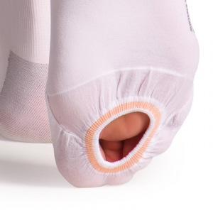 Чулки компрессионные B.Well Care JW-216 противоэмболические, без силикона, 1 класс, размер 4, White Чулки компрессионные B.Well Care JW-216 противоэмболические, без силикона, 1 класс, размер 4, White