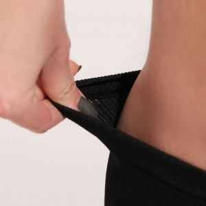 Чулки компрессионные, универсальные, L-XL р-р, пара, цвет чёрный Чулки компрессионные, универсальные, L-XL р-р, пара, цвет чёрный