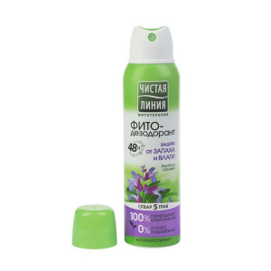 Дезодорант-антиперспирант Чистая линия «Защита от запаха и влаги», аэрозоль, 150 мл Дезодорант-антиперспирант Чистая линия «Защита от запаха и влаги», аэрозоль, 150 мл