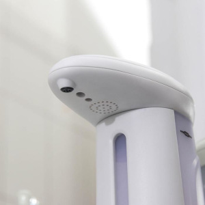 Диспенсер для антисептика/жидкого мыла сенсорный, 380 мл, на батарейках, цвет серебристый Диспенсер для антисептика/жидкого мыла сенсорный, 380 мл, на батарейках, цвет серебристый