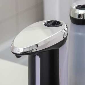 Диспенсер для антисептика/жидкого мыла, сенсорный, на батарейках, 400 мл, цвет чёрный Диспенсер для антисептика/жидкого мыла, сенсорный, на батарейках, 400 мл, цвет чёрный