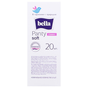 Ежедневные прокладки Bella Panty Soft Classic, 20 шт Ежедневные прокладки Bella Panty Soft Classic, 20 шт