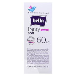 Ежедневные прокладки Bella Panty Soft Classic, 60 шт Ежедневные прокладки Bella Panty Soft Classic, 60 шт