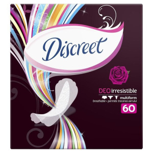 Ежедневные прокладки Discreet Deo Irresistible Multiform, 60 шт. Ежедневные прокладки Discreet Deo Irresistible Multiform, 60 шт.