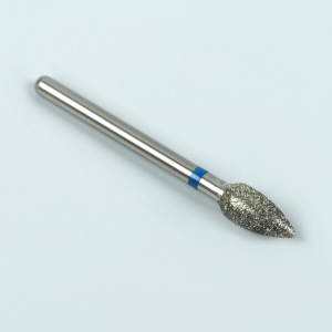 Фреза алмазная для маникюра «Пламя», средняя зернистость, 4,5 × 9 мм Фреза алмазная для маникюра «Пламя», средняя зернистость, 4,5 × 9 мм