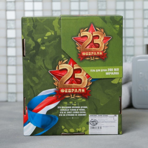 Гель для душа "Настоящему мужчине", + мочалка Гель для душа "Настоящему мужчине", + мочалка