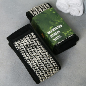 Гель для душа "Настоящему мужчине", + мочалка Гель для душа "Настоящему мужчине", + мочалка