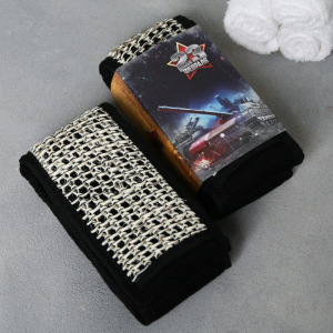 Гель для душа "Настоящий мужчина", + мочалка Гель для душа "Настоящий мужчина", + мочалка