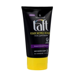 Гель для волос TAFT Power «Экспресс-укладка», мегафиксация, 150 мл Гель для волос TAFT Power «Экспресс-укладка», мегафиксация, 150 мл