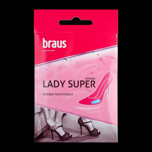 Гелевые полустельки Braus Lady Super, противоскользящие Гелевые полустельки Braus Lady Super, противоскользящие
