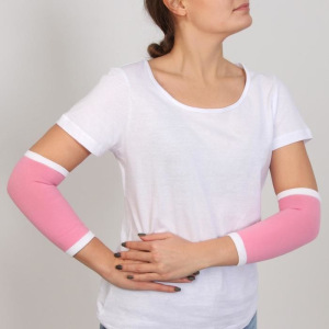 Гетры гелевые, универсальные, пара, цвет розовый Гетры гелевые, универсальные, пара, цвет розовый