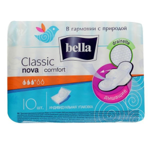 Гигиенические прокладки Bella Classic Nova Komfort, 10 шт Гигиенические прокладки Bella Classic Nova Komfort, 10 шт