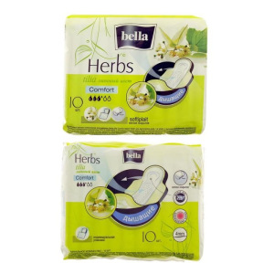 Гигиенические прокладки Bella Herbs komfort с экстрактом липы, 10 шт Гигиенические прокладки Bella Herbs komfort с экстрактом липы, 10 шт