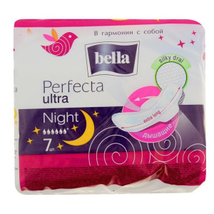 Гигиенические прокладки Bella Perfecta ULTRA Night, 7шт Гигиенические прокладки Bella Perfecta ULTRA Night, 7шт