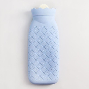 Грелка силиконовая, в чехле, 550 мл., цвет голубой Грелка силиконовая, в чехле, 550 мл., цвет голубой