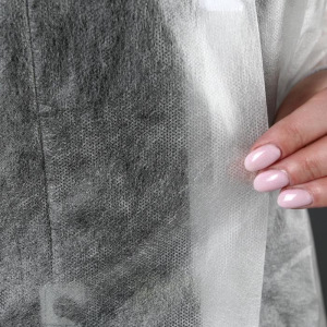 Халат медицинский на липучках, манжета на резинке 25 г/м2 длина 140 см размер 52-54 Халат медицинский на липучках, манжета на резинке 25 г/м2 длина 140 см размер 52-54