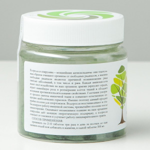 Хлорелла и спирулина, прессованная в таблетках, 50 г Хлорелла и спирулина, прессованная в таблетках, 50 г