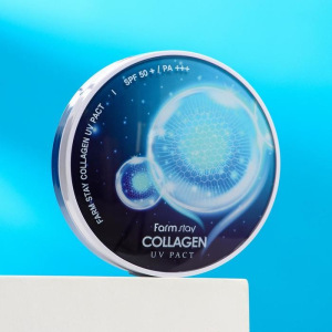 Компактная пудра FarmStay SPF 50/PA+++, с коллагеном, тон 23, натуральный бежевый, 12 г Компактная пудра FarmStay SPF 50/PA+++, с коллагеном, тон 23, натуральный бежевый, 12 г