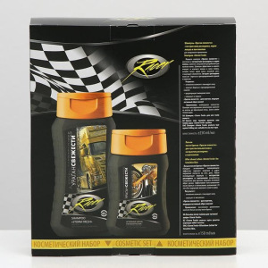 Косметический набор Racer-1 шампунь 250 мл + лосьон после бритья 150 мл Косметический набор Racer-1 шампунь 250 мл + лосьон после бритья 150 мл
