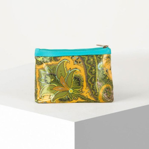 Косметичка простая, отдел на молнии, цвет бирюзовый Косметичка простая, отдел на молнии, цвет бирюзовый