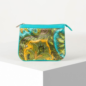 Косметичка простая, отдел на молнии, цвет бирюзовый Косметичка простая, отдел на молнии, цвет бирюзовый