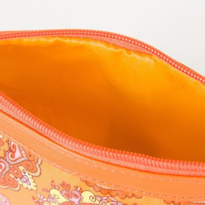 Косметичка простая, отдел на молнии, цвет оранжевый Косметичка простая, отдел на молнии, цвет оранжевый