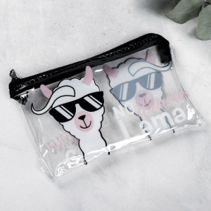 Косметичка с влажными салфетками No drama в косметичке 15,5х10 см, 10шт, чёрные Косметичка с влажными салфетками No drama в косметичке 15,5х10 см, 10шт, чёрные