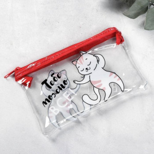 Косметичка с влажными салфетками «Тебе можно всё» в косметичке 15,5х10 см, 10шт, красные Косметичка с влажными салфетками «Тебе можно всё» в косметичке 15,5х10 см, 10шт, красные